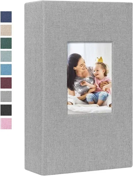 Photo Album 4x6-300 Photos Linen Cover Photo Books with 300 Horizontal Pocket...