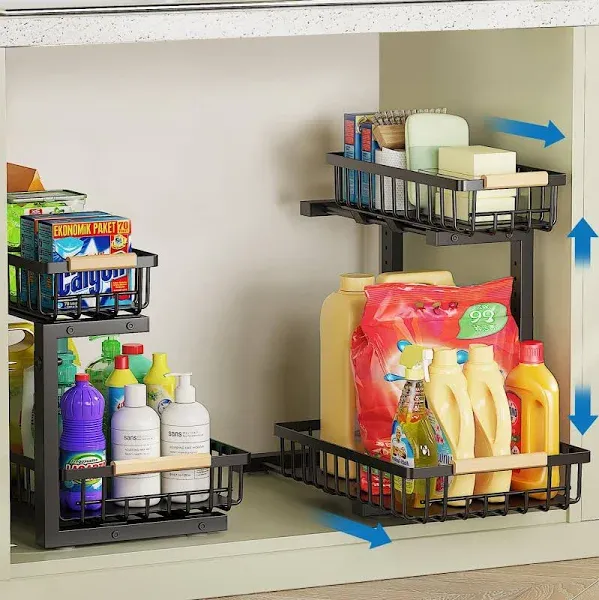 2 Pack Under Sink Organizer