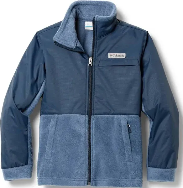 Columbia Boys' Steens Mountain II Overlay Fleece Jacket