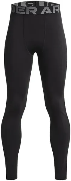 Under Armour UA Packaged Base 4.0 Kid&#039;s Leggings, Black/Pitch Gray, X-Large