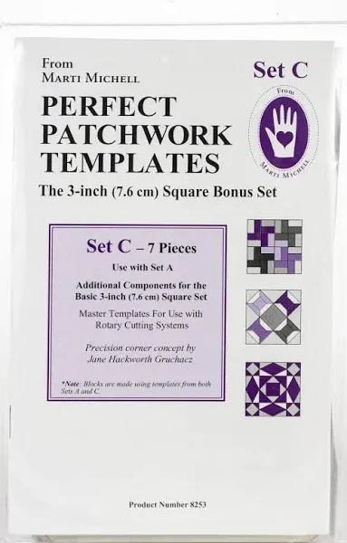 Marti Michell Perfect Patchwork Template Set B