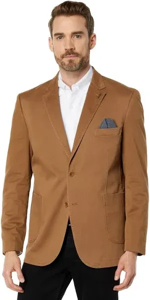 Johnston Murphy Men's Washed Cotton Blazer