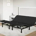 Sven & Son Essential Adjustable Bed Base Split King Charcoal Grey