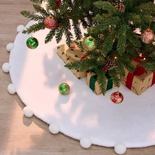 Joiedomi Christmas Tree Skirt Tree Decorations