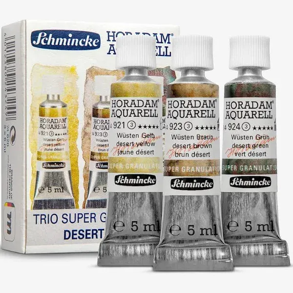 Schmincke Horadam Super granulating Watercolor 15ml Shire Set of 5