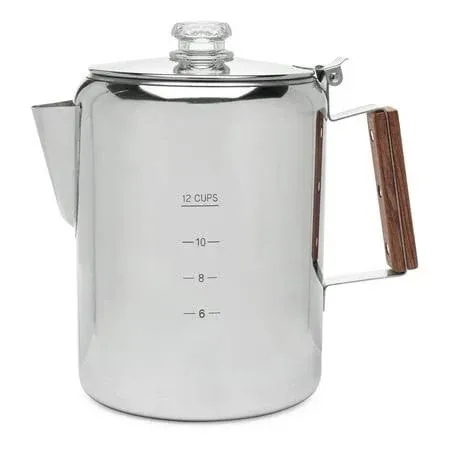 Coletti Bozeman Camping Coffee Pot Percolator Coffee Pot