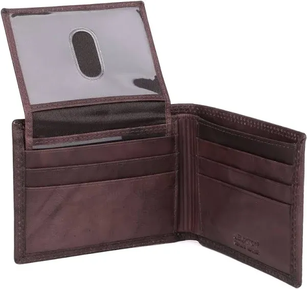 Buxton Hunt Leather Credit Card Billfold Wallet