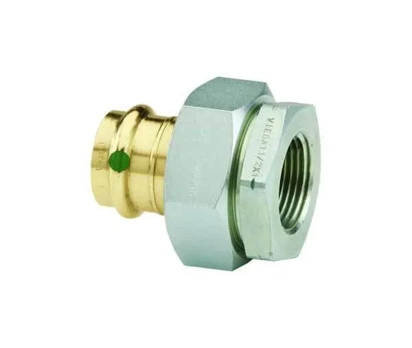 VIEGA PROPRESS 79165 Dielectric Union Press-Female Threaded Lead-Free Bronze 1 Inch