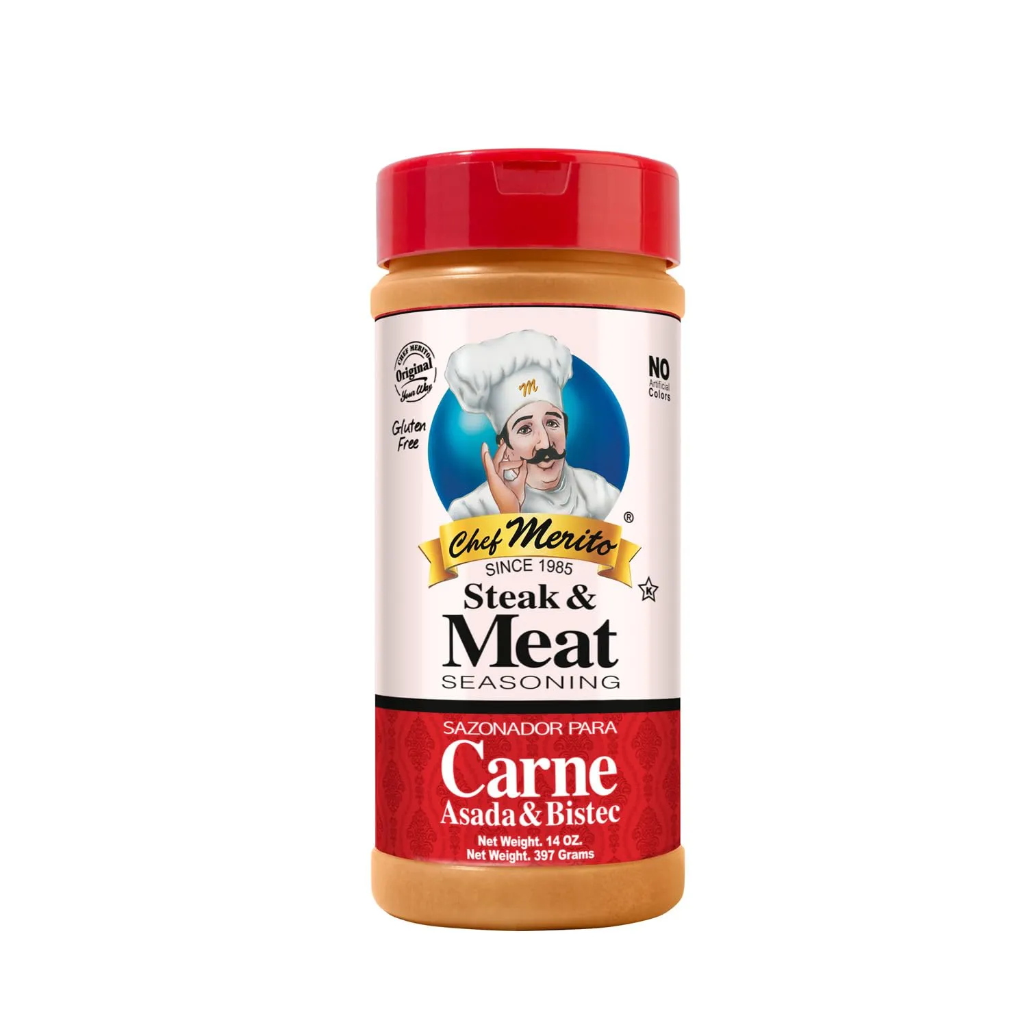 Chef Merito Carne Asada Meat Seasoning 14 ounces