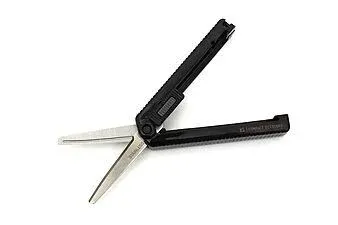 Midori Black Xs Compact Stainless-Steel Scissors