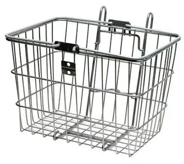 Retrospec Detachable Steel Half-Mesh Apollo Bike Basket with Handles