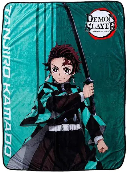 Demon Slayer Tanjiro Fleece Throw Blanket