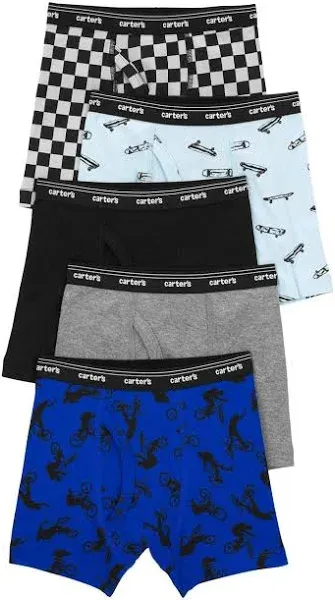 Carter's Boy's 5-Pack Cotton Boxer Briefs