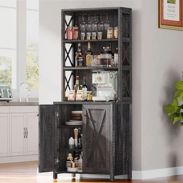 DWVO 67" Tall Wine Bar Cabinet