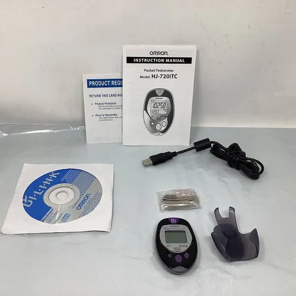 Omron GOSmart DualAxis Pocket Pedometer w/ Advanced 2D Smart Sensor HJ-720ITC