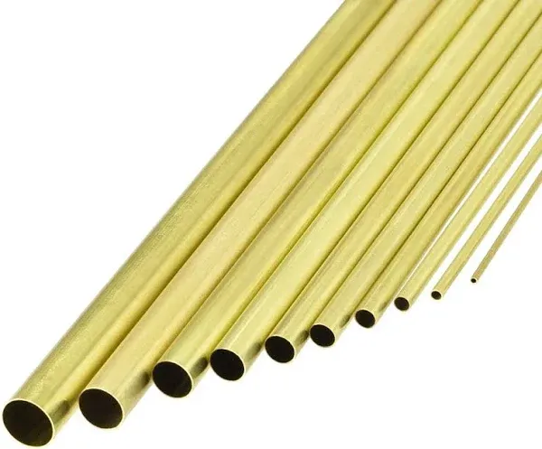 Uxcell Brass Round Tube OD Wall Thickness Length