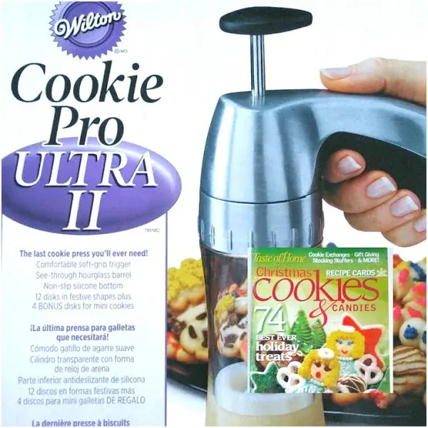 Wilton Cookie Pro Ultra II Replacement Instructions &amp; Recipes Part Only