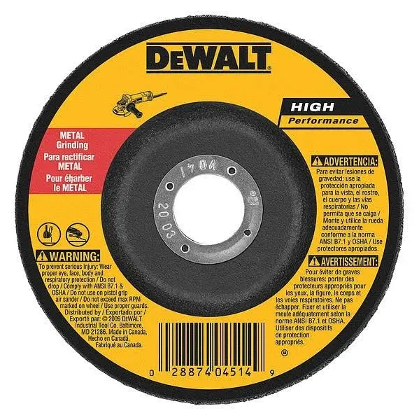 DeWalt Metal Grinding Wheel DW4514B5