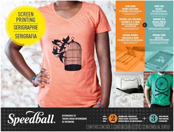 New Speedball Intermediate Screen Printing Kit Sealed