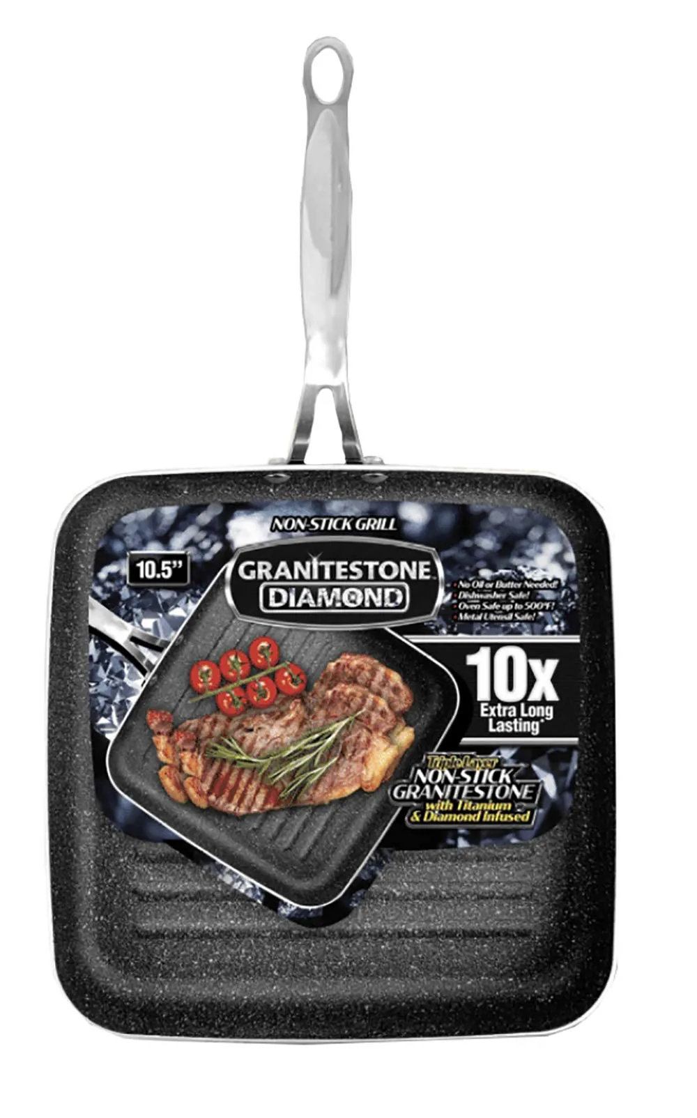 Granitestone Diamond Grill Pan