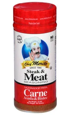 Chef Merito Seasoning Steak & Meat - 14 oz