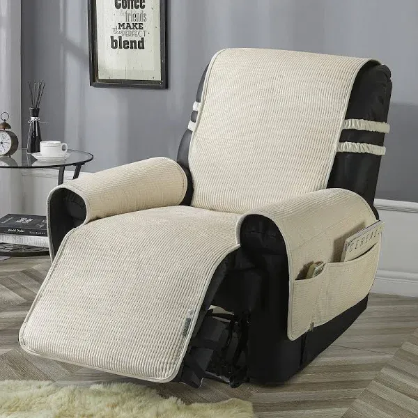 Stonecrest Classic Home Decor, Inc Stonecrest Non Slip Recliner Chair Cover