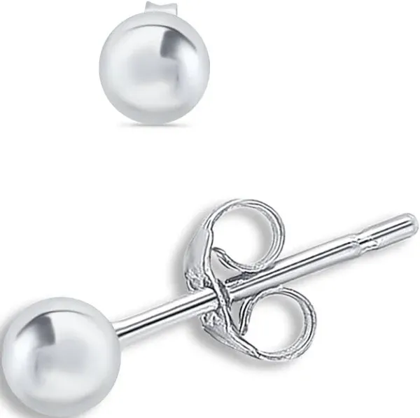 Giani Bernini Sterling Silver Ball Stud