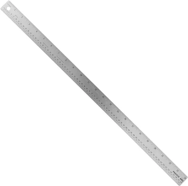 Pacific Arc Stainless Steel Ruler