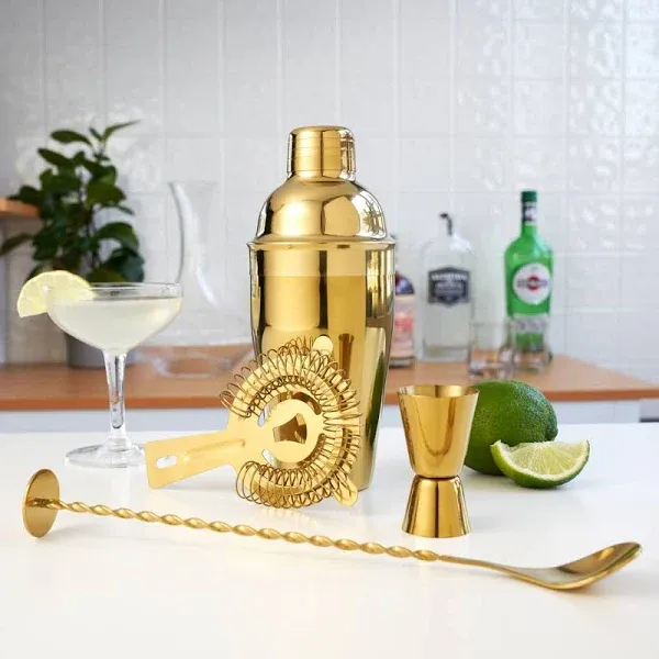 True Gold Barware Set