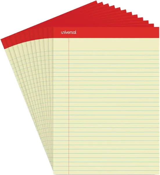 Universal Perforated Ruled Writing Pads