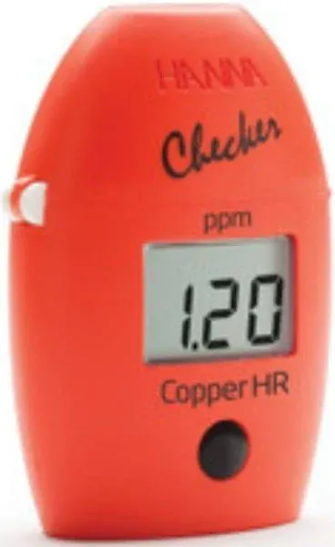 Copper High Range Colorimeter HI702 Hanna Checker