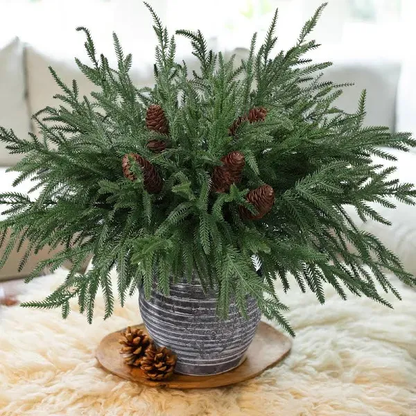 Artificial Christmas Norfolk Pine Stems