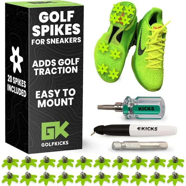 DIY Golf Shoe Cleats Kit – Transform Your Sneakers into Golf Shoes – Fun Gift...