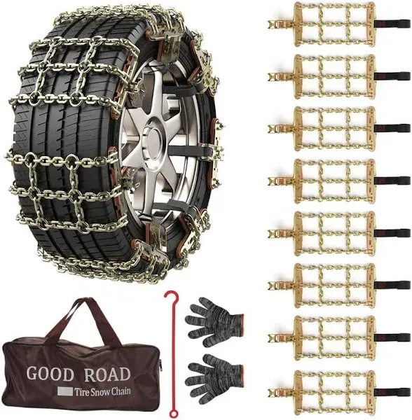 Car Snow Chains 8 Pack