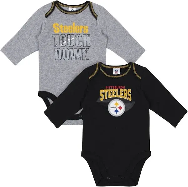 Gerber Baby NFL Team 2 Pack Long Sleeve Onesie Bodysuit