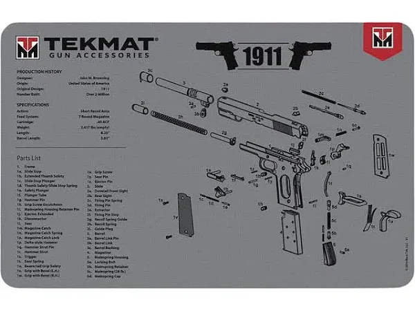 TekMat 1911 Cleaning Mat