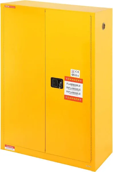 VEVOR Flammable Safety Cabinet Cold-Rolled Steel Flammable Liquid Storage Cabinet