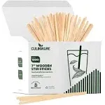 Birch Wood Coffee / Beverage Stirrers 7" (1000 Pack) Eco-Friendly Great for Your Coffee Nook.