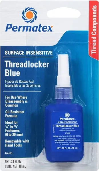 24212 Medium Strength Threadlocker Blue 10ml