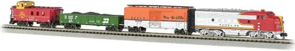 Bachmann Trains Super Chief N Scale Ready To Run Electric Train Set, Multicolor