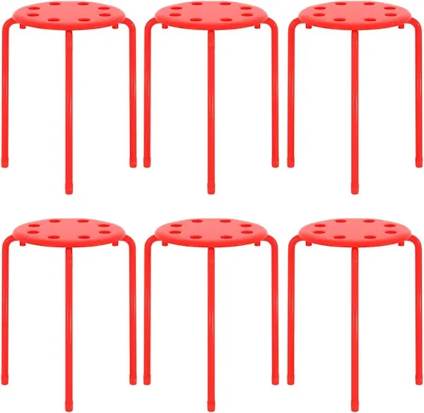 VECELO Stacking Stools Set of 6