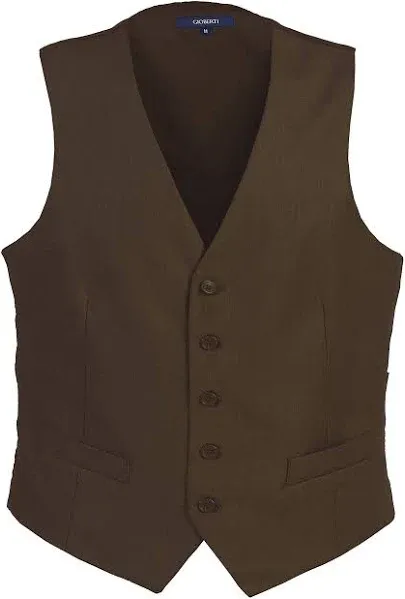 Gioberti Men's Formal Suit Vest Fit for Business or Casual Dress