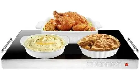 Chefman Electric Warming Tray with Adjustable Temperature Control