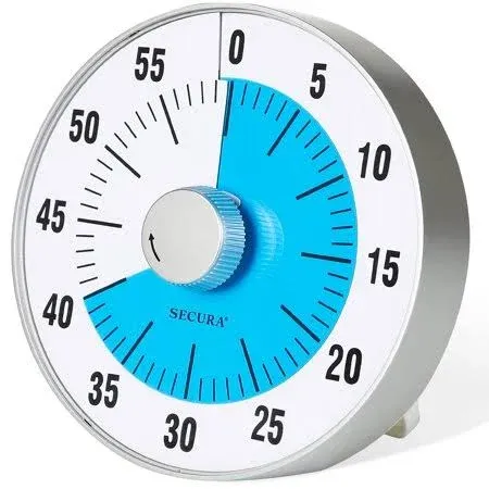 Secura 7.5-Inch Oversize Visual Countdown Timer