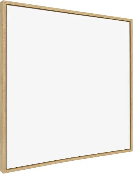 Kate and Laurel Sylvie Blank Framed Canvas Wall Art