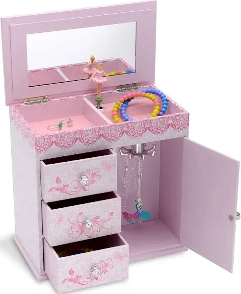 JewelKeeper Ballerina Musical Jewelry Box