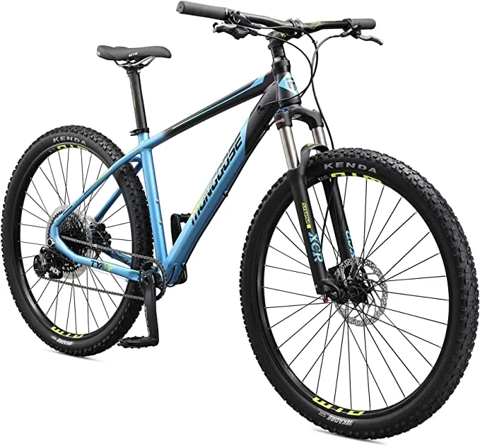 Mongoose Tyax Comp, Sport, and Expert Adult Mountain Bike, 27.5-29-Inch Wheels, Tectonic T2 Aluminum Frame, Rigid Hardtail, Hydraulic Disc Brakes