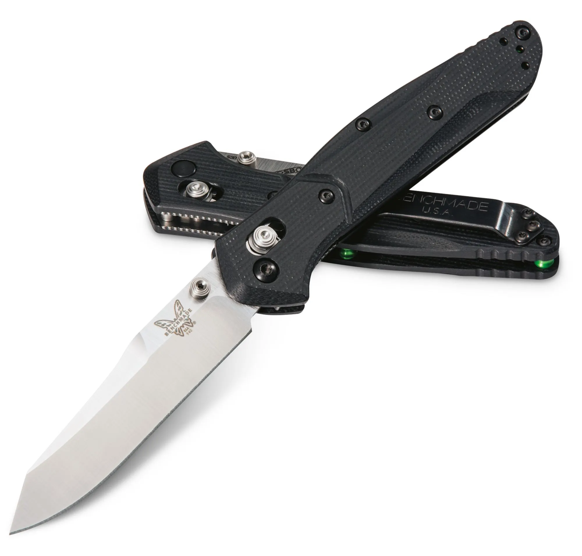 Benchmade - 940 EDC Manual Open Folding, Made in USA, Reverse Tanto Blade Knife