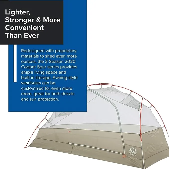 Big Agnes Copper Spur HV UL1 Tent - Olive/Green