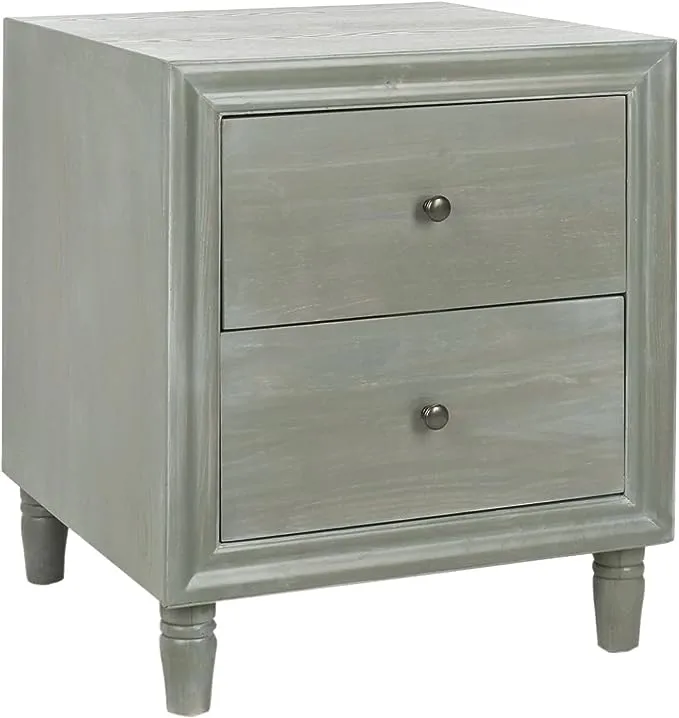 Safavieh Blaise Storage Nightstand, Grey